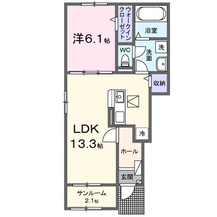 駒生町アパートの物件間取画像